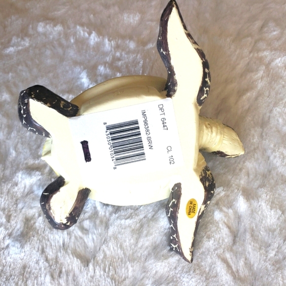 Vintage Ceramic Mother And Baby Sea Turtle Trinket - Picture 8 of 13